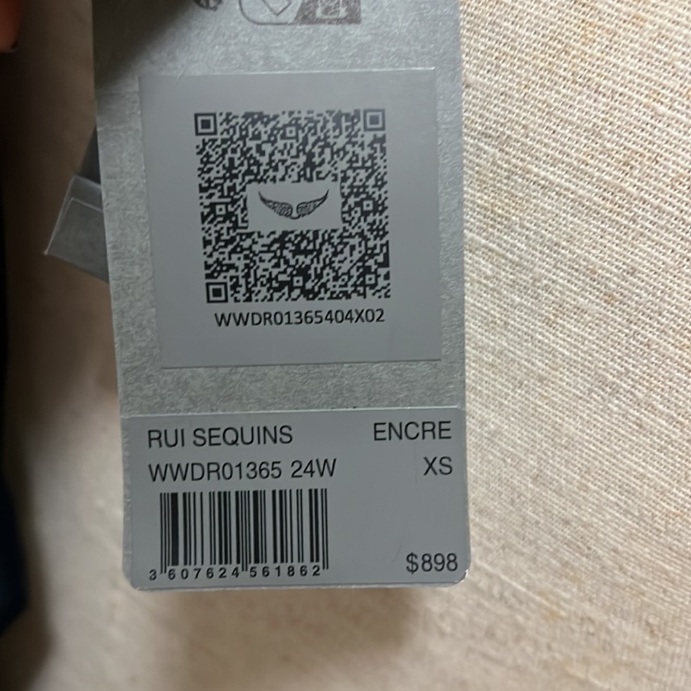 Zadig & Voltaire navy sequin dress size XS - Picture 13 of 15